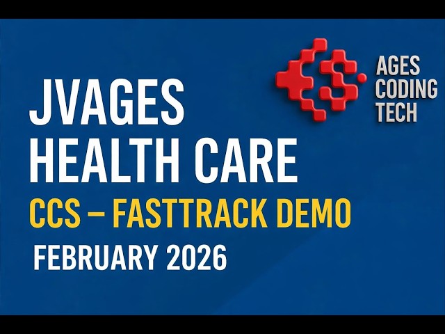 JVAGES MEDICAL CODING TRAINING CCS DEMO - 2026