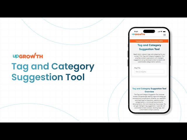 AI-Powered Tag & Category Suggestion Tool – Instantly Optimize Your Content!
