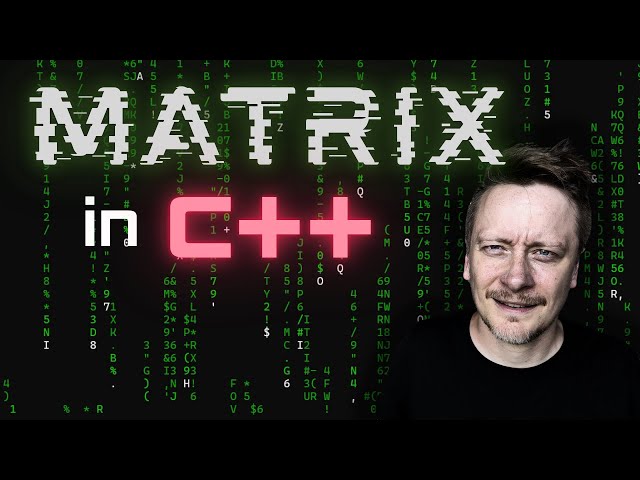 Code the Matrix Rain in C++ (From Scratch)