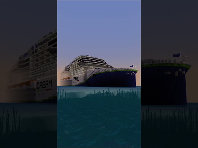 Just Watch This Minecraft Cruise Ships! #shorts #minecraft #cruise #ship #relatable