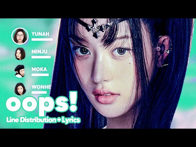 ILLIT - oops! (Line Distribution + Lyrics Karaoke) PATREON REQUESTED