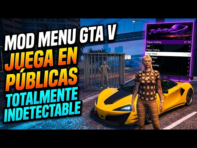 JUPITER THE BEST MOD MENU FOR GTA ONLINE | PLAY PUBLIC MATCHES WITH MOD MENU IN GTA V ENHANCED ON...