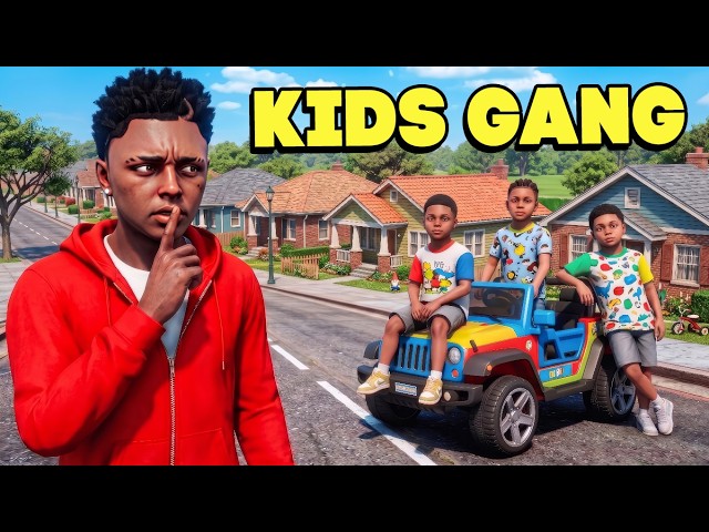 I Joined a KIDS ONLY GANG in GTA 5 RP..