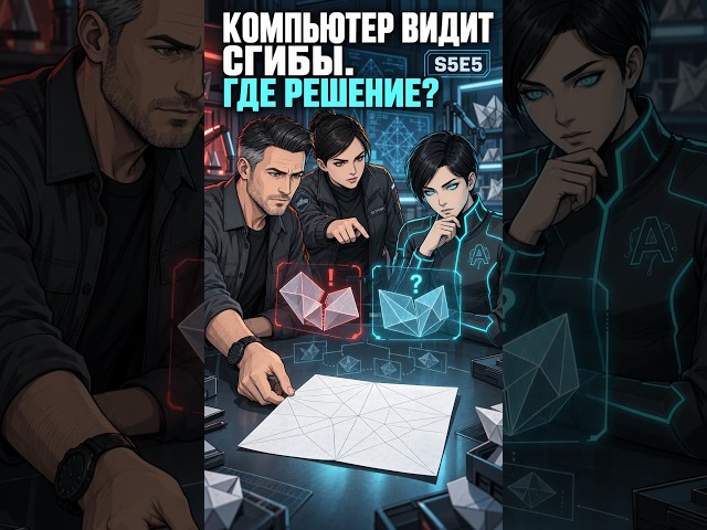 Компьютер видит сгибы. Где решение? 📄 #shorts