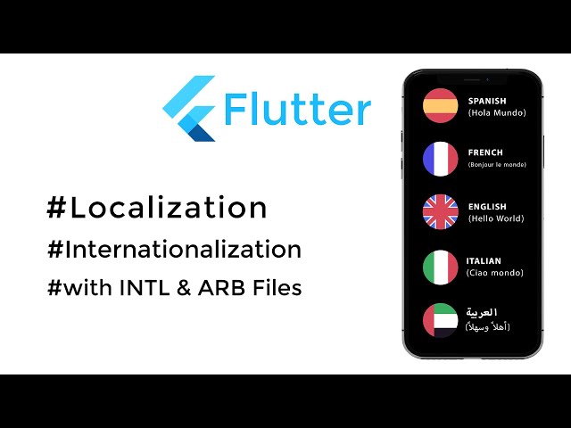 Create Multi Language App | Internationalization & Localization In Flutter