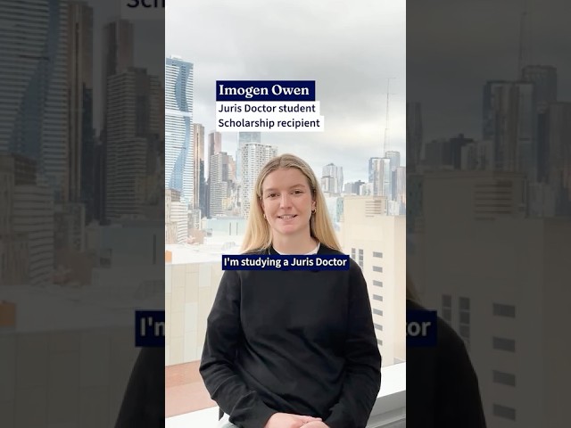 How Imogen funded her Juris Doctor through scholarships