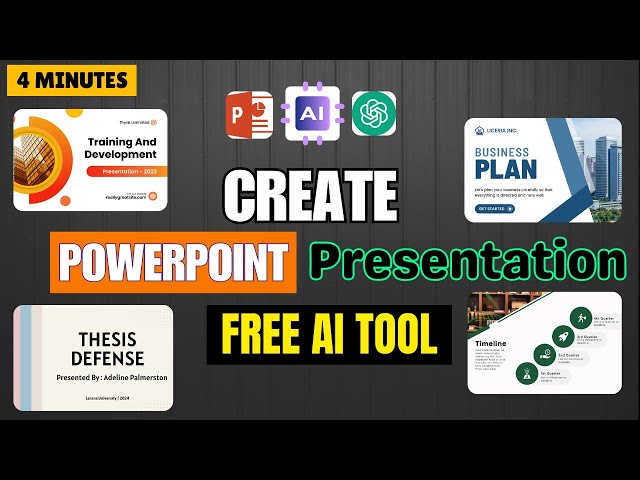 Create Stunning PowerPoint Presentations with Free AI Tool ChatGPT | No Design Skills Needed 🎯