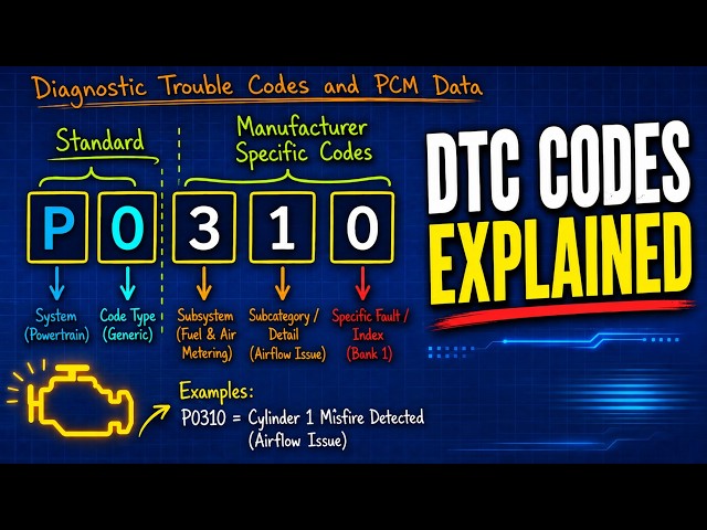 Diagnostic Trouble Codes Explained: How ECUs Store and Report Faults