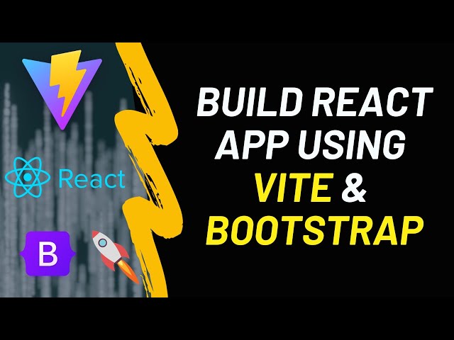Creating a UI with React and Vite Tutorial | Bootstrap, SCSS, and API Integration