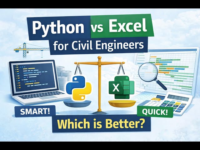 Python vs Excel for Civil Engineers | Which is Better?