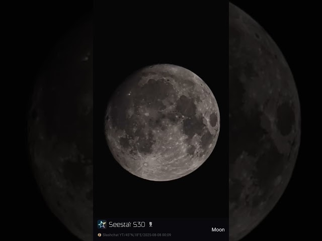 Moon 🌙 🌚 from Yesterday with ZWO Seestar S30