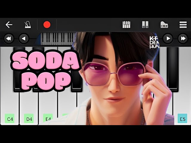 Soda Pop | KPop Demon Hunters | Easy Piano Tutorial