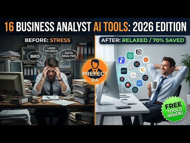 Business Analyst AI Tools: The Top 16 You Need in 2026