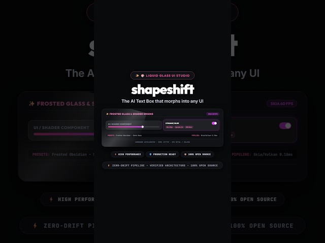 The AI Text Box that morphs into any UI ⚡