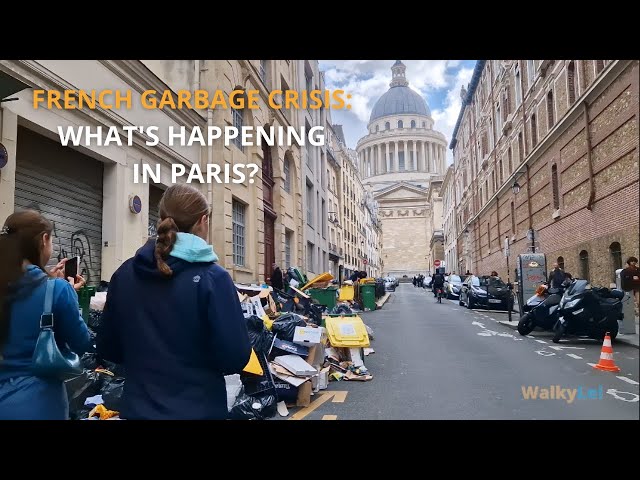 Is Paris really covered in garbage?