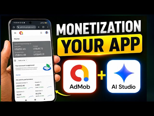 Google AI Studio + AdMob: Monetize Your App & Earn Revenue