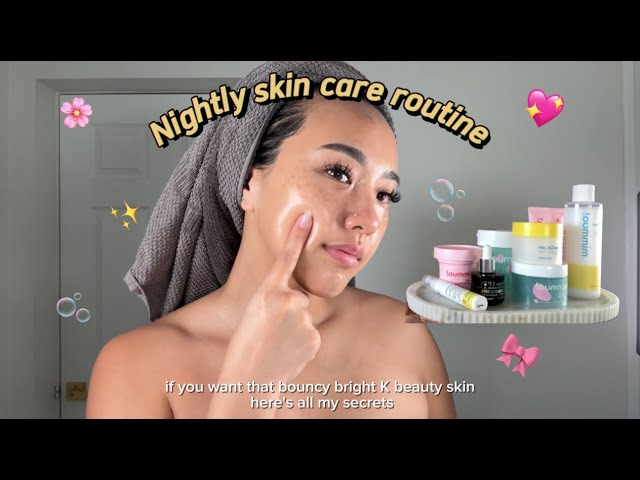 Feed it to your skin ✨NIGHTLY ROUTINE✨🫧🛁 
