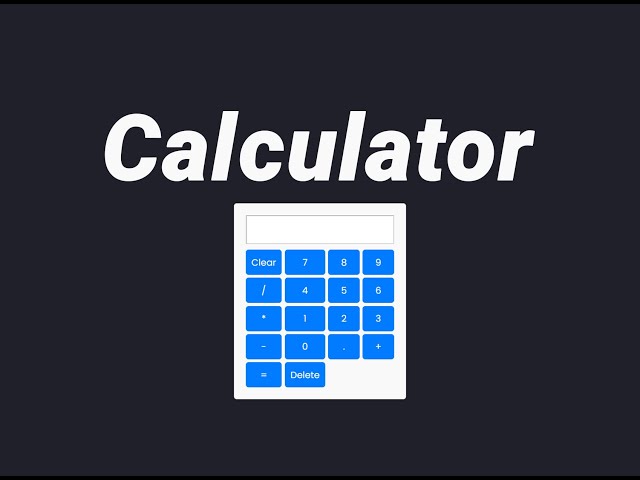 #javascript  Building a JavaScript Calculator: A Step-by-Step Guide