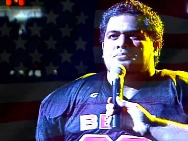 Joseph Faifili National Anthem - Omaha Beef VS Wichita Wild 4/6/12