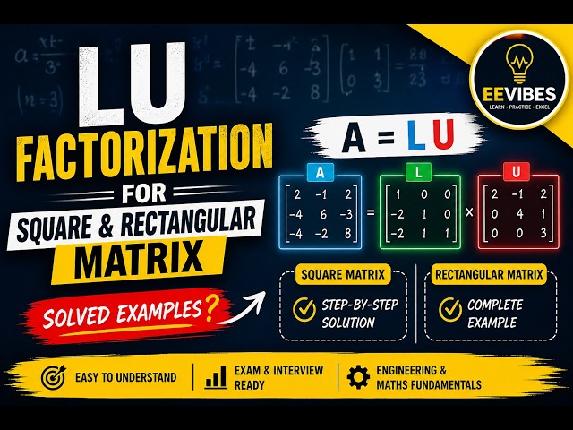 How LU Decomposition Works (Step-by-Step)