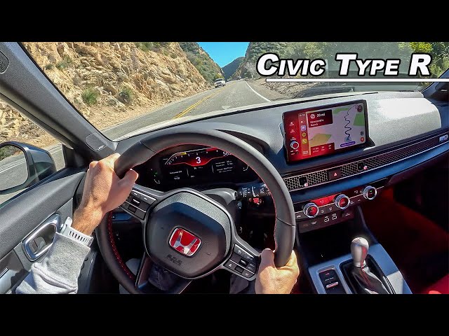 Driving the 2023 Honda Civic Type R to the Best Car Meet in America - (POV Binaural Audio)