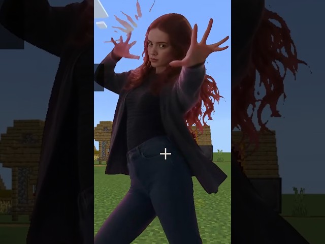 jean grey from spiderman #minecraft