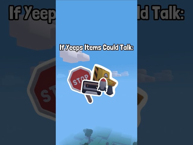 If Yeeps Items Could Talk🤔 #yeeps