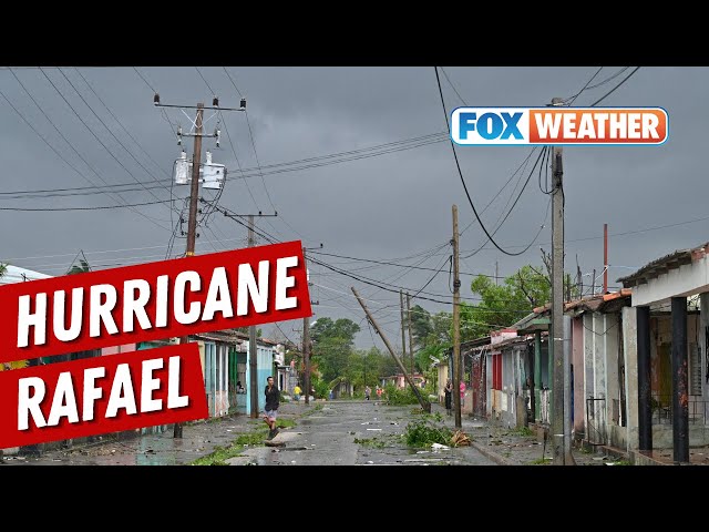Hurricane Rafael Emerges In Gulf of Mexico After Slamming Cuba