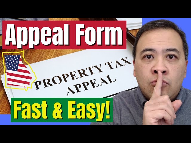 How to QUICKLY Fill Out GA Tax Appeal Form! (2021) PT-311-A  @Tax Freeze Command