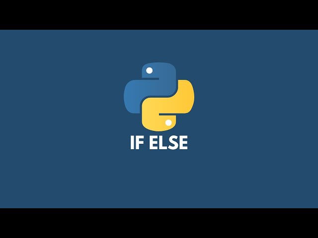 If Else Statement - Python Tutorial