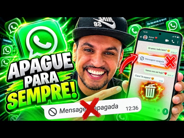 SEGREDO DO WHATSAPP: Não Apague Mensagem desse Jeito - Como Apagar para SEMPRE!