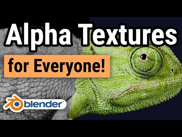 Blender Sculpting - Alpha Textures for free Tutorial