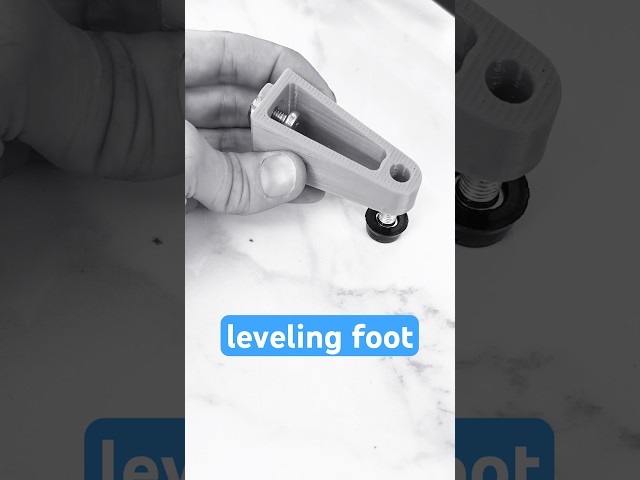 Leveling Foot for Vertical Extrusions: Foot30B  #3dprinting #engineering #mechanical  #diy