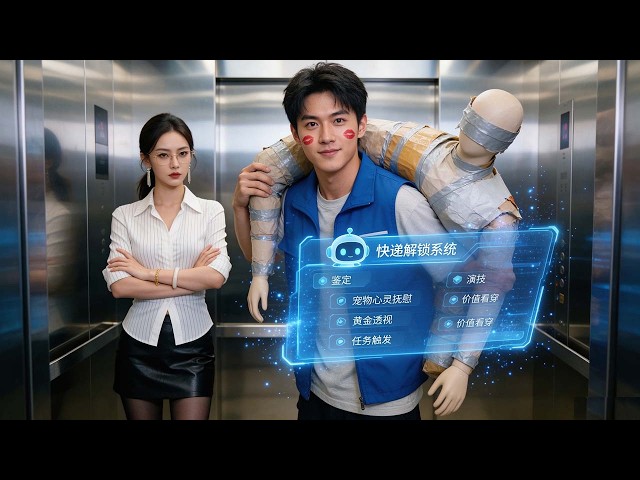 快递小伙送快递竟意外解锁神秘派送系统，技能越解锁越离谱：鉴定、演技、宠物心灵抚慰...却每次都精准帮女总裁化险为夷，女总裁彻底沦陷主动倒追！ #逆袭 #爽剧 #短剧 | 最强快递员，开局假扮女总裁男友