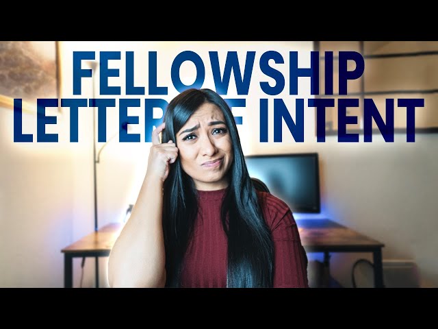 How To Write a Letter of Intent for Post-Doctoral PharmD Fellowship Applications