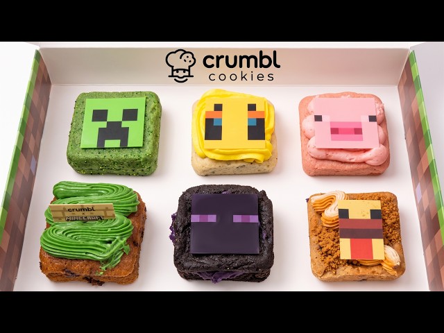 Crumbl Cookies x Minecraft Collab Review!