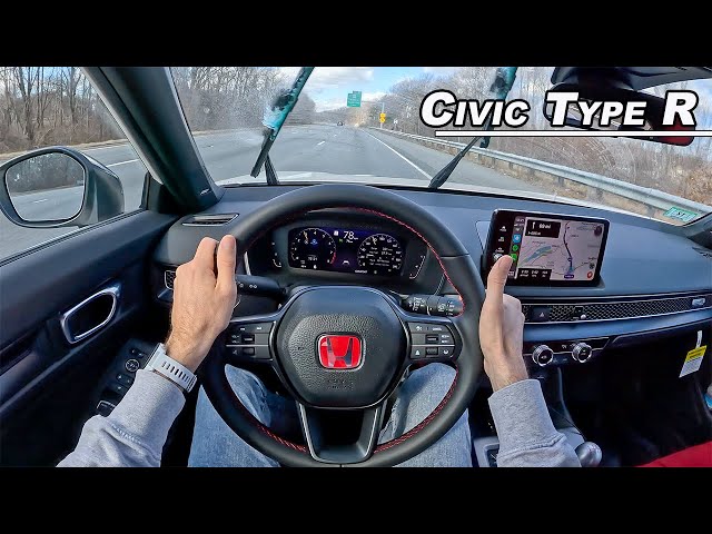 Living With the Civic Type R - First Road Trip! (POV Binaural Audio)