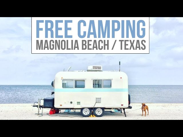 Free Camping at Magnolia Beach TX 🏖💯 Full Time RV Living | Boondocking & Dry Camping on the Beach