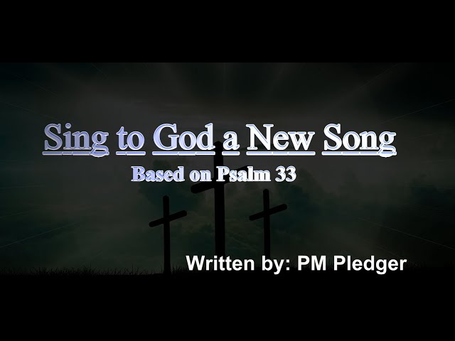 Sing to God a New Song | Studio