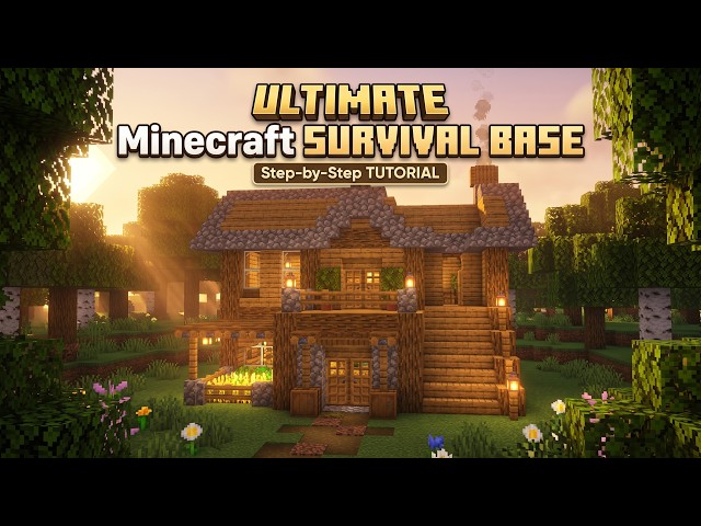 Ultimate SURVIVAL Starter Base Tutorial (Easy & Aesthetic)