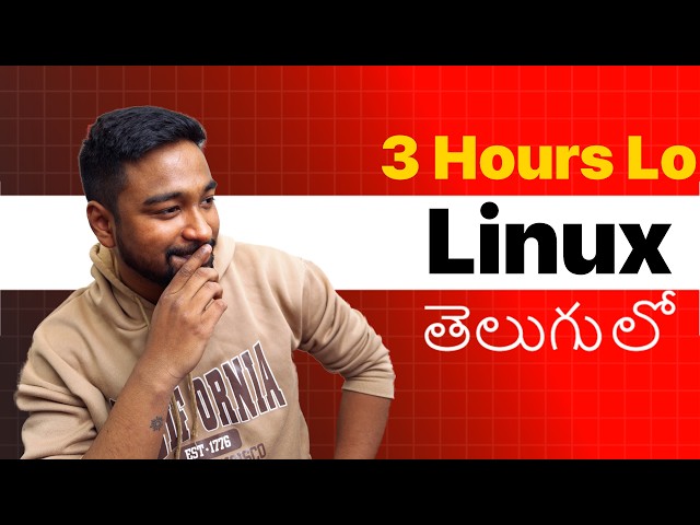 Linux Full Course Telugu Lo | From Zero to Hero | Khushal Shambu