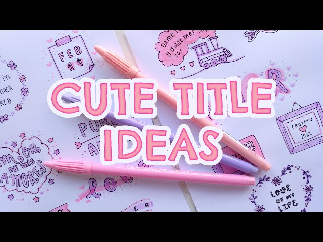 CREATIVE HEADER IDEAS FOR MODULES 🌜 CUTE TITLE DESIGN FOR PROJECT or FRONT PAGE 🌛 INSPIRED BY LOVE