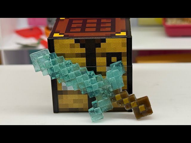 Miniverse Make It Mini Minecraft! Put Together! (Diamond Sword) #miniverse #new #blindbox #shorts