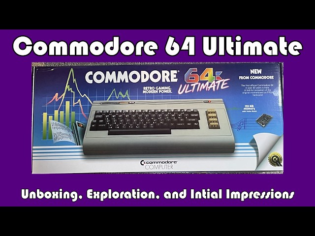 Commodore 64 Ultimate - Unboxing, some testing, and initial impressions.  Is Commodore back?