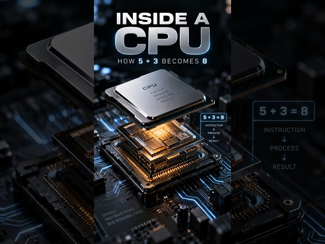What Happens Inside a CPU When It Calculates 5 + 3?