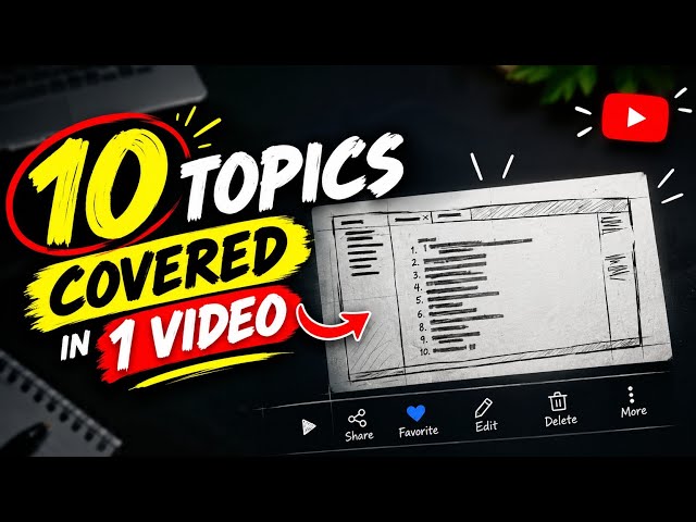 Learn JavaScript in 1 Video 🔥 10 Essential Concepts Explained