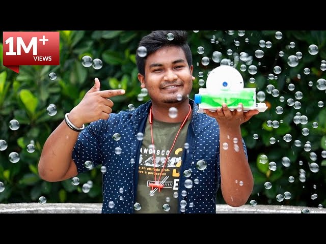 How To Make A Bubble Maker At Home | অটোমেটিক Bubble মেশিন বাড়িতে কি করে বানাবেন ? | EXPERiMENTAL